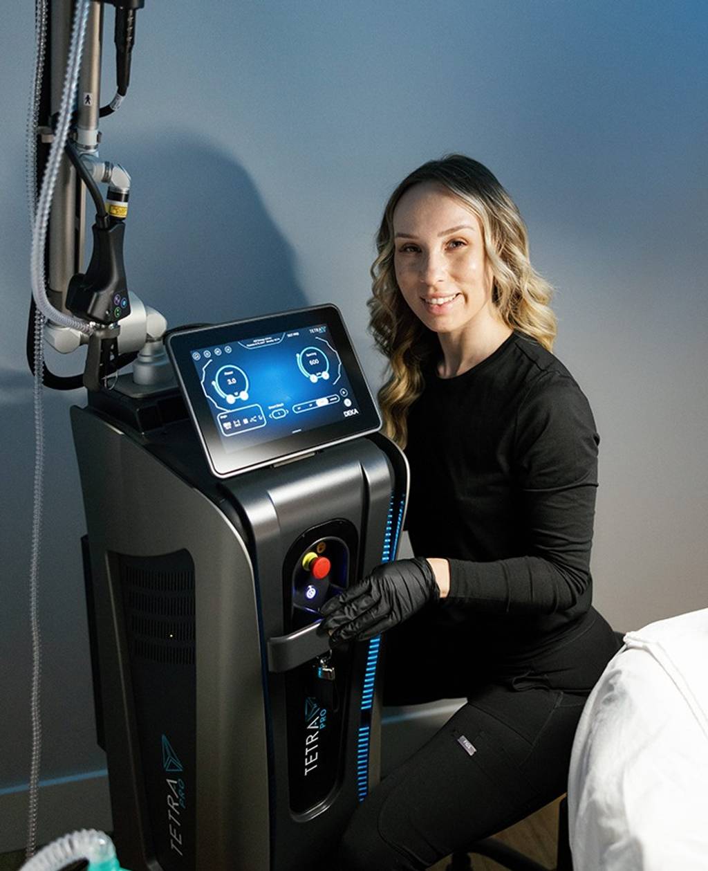 Kieran with Vybe RF Machine