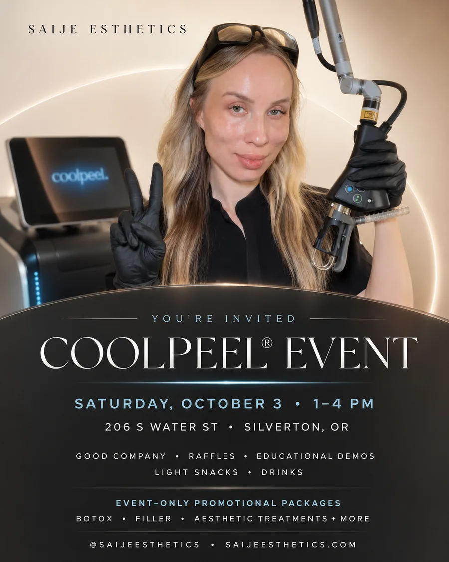 CoolPeel Laser Treatment Event 2026 poster